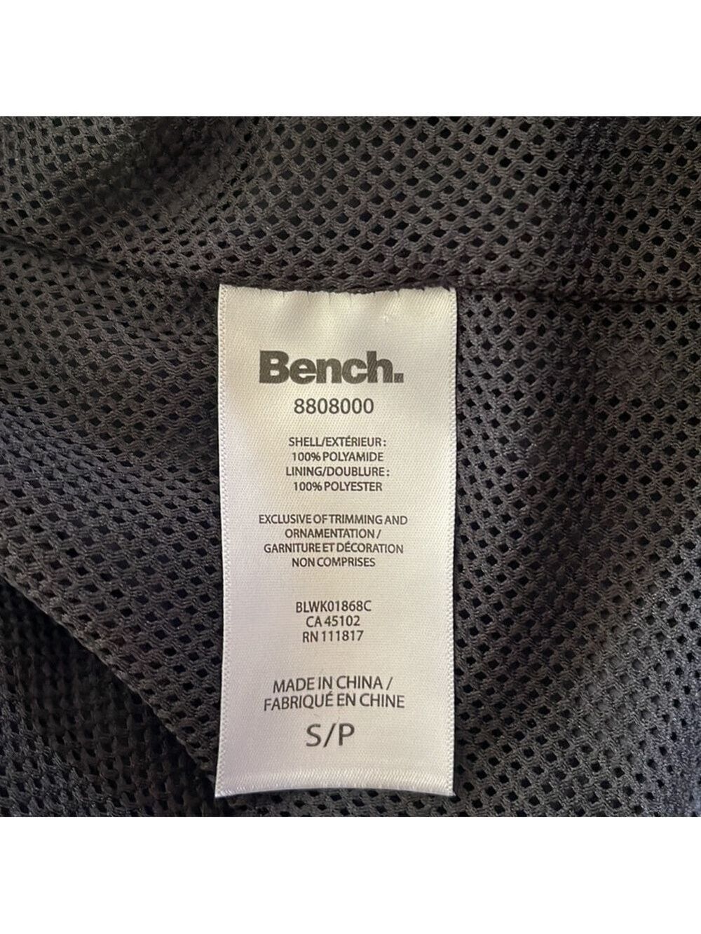 Bench Jacket Size Sπ₯°π₯° BNWOT β€οΈβπ₯β€οΈβπ₯ - Picture 5 of 6